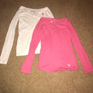 Abercrombie Kids matching sleep shirt set